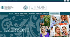 Desktop Screenshot of ghadiridental.com