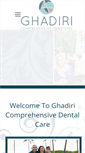 Mobile Screenshot of ghadiridental.com